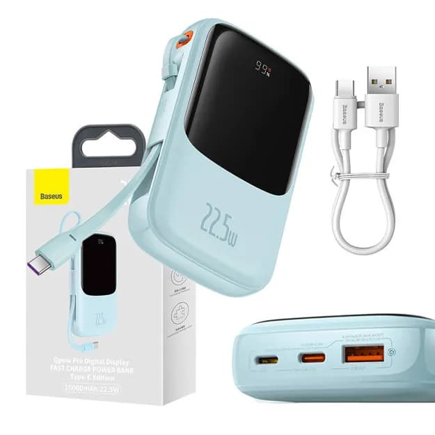 Power Bank Fast Charge 22.5W (PPQD020105) Голубой