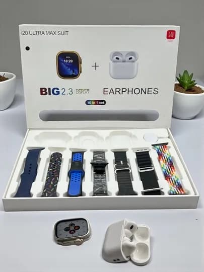 Умные часы, 1+1, 2 Smart Watch 8 и 8 ultra, 11 ремешков и чехол в комплекте