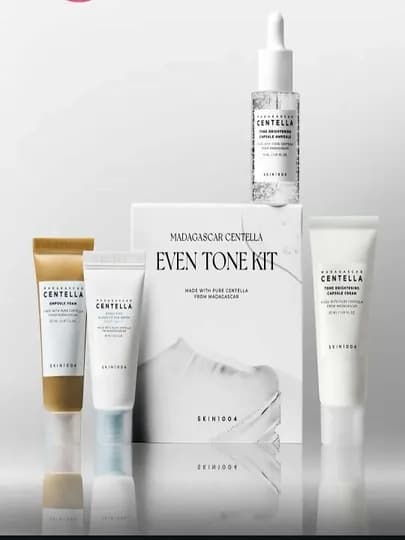 Дорожный набор SKIN1004 Madagascar Centella Poremizing, Tea-Trica, Even Tone Travel Kit — DIDERMA-CENTELLANABOR-СЕРЫЙ