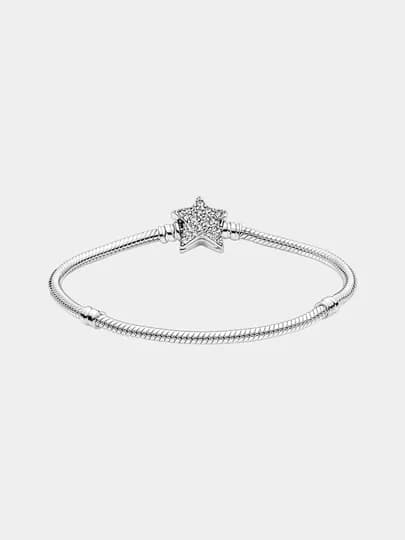 Серебряный браслет с кубическим оксидом циркония PANDORA, 599639C01-19