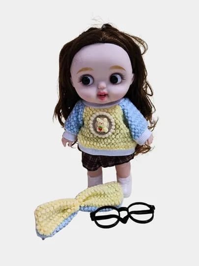 Кукла MayMay, пупс 3D глазки, кукла коллекционная 22 см, аниме — TOYMAG-MAYKUK2-ПЕСОЧ