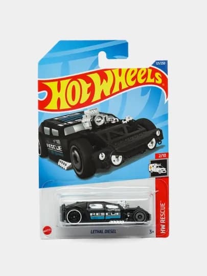 Игрушечная машинка базовой коллекции Hot Wheels — ДЕТИМАГ-HWT002-УГОЛЬН