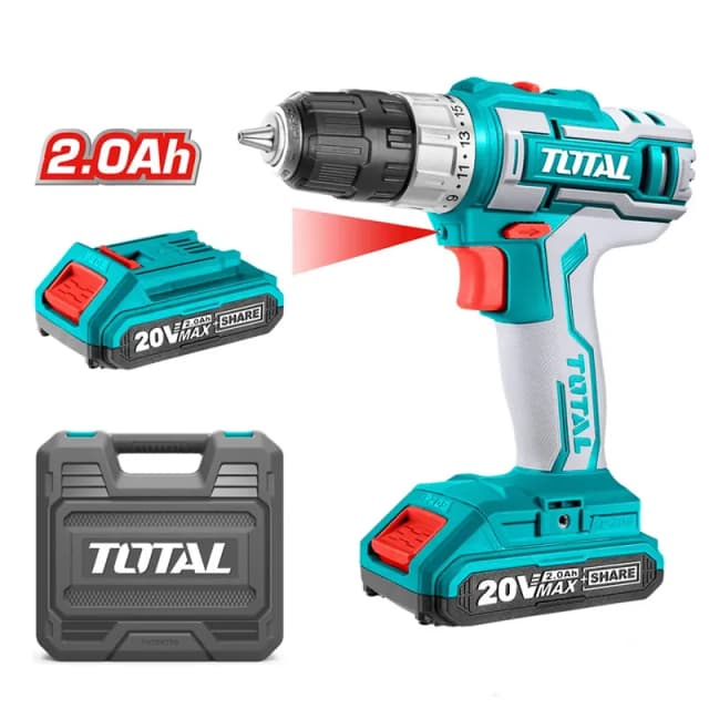 Дрель TOTAL TIDLI200215, зеленый