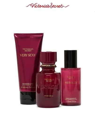 Подарочный набор для женщин и мужчин Victoria's Secret, Bombshell, Tease, Platinum — EPF-GIFTSET-БАГРОВ