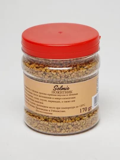 Семена пажитника Selmir, специя для блюд, приправ и чая, 170 г