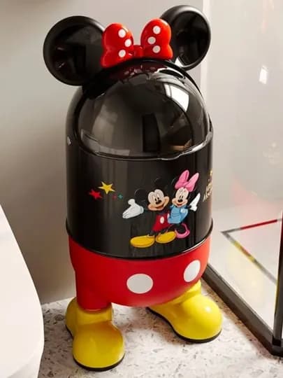 Мусорное ведро детское, контейнер для мусора, с крышкой, декоративное, Mickey