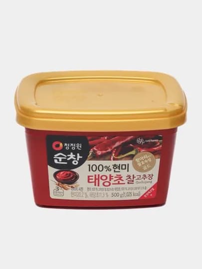Перцовая паста Gochujang Brown Rice Red Pepper Paste, 500 г