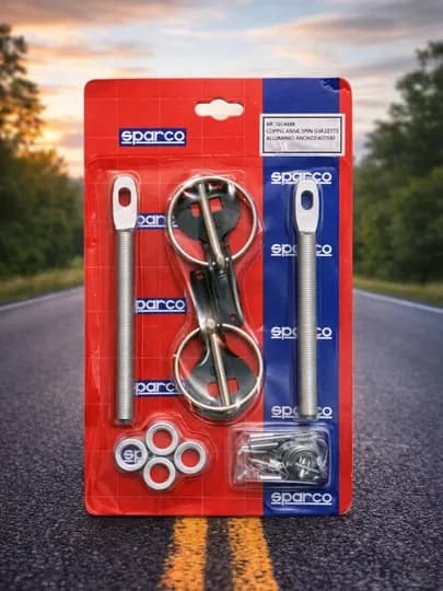 Спортивный замок капота SPARCO универсальный,Замок капота SPARCO универсальный спортивный