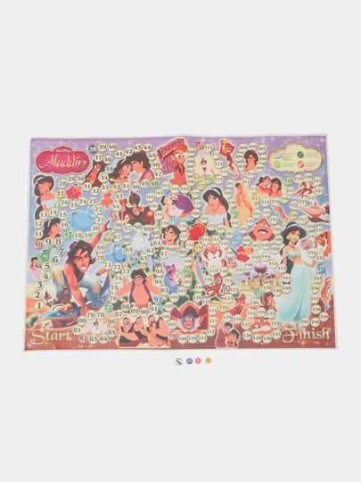 Настольная игра Джуманжи, двухсторонняя, настолка игра ходилка Jumanji, 40 * 60 см — ИКИГАЙ-ДЖУМАНЖ-БАГРОВ