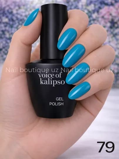 Voice of Calipso Gel Polish —профессиональный гель-лак с глубоким цветом и стойким блеском — UZNAIL-КАЛИПСО2-ЛАЗУР
