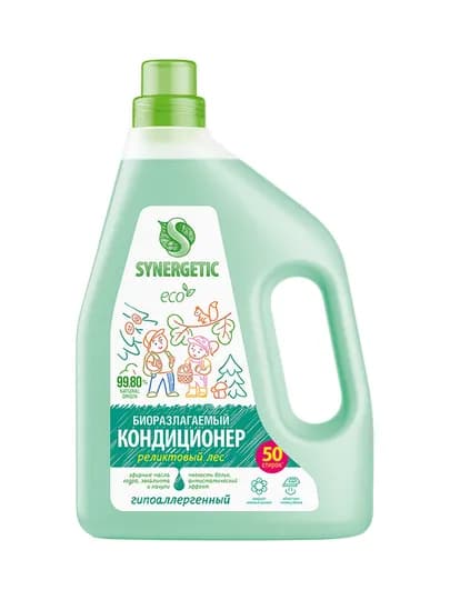 SYNERGETIC Конд д/белья Реликтовый лес 1,5 л