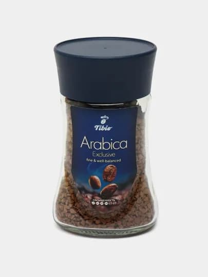 Кофе Тибио Арабика Эксклюзив раств. 47,5г / 12 шт стекло