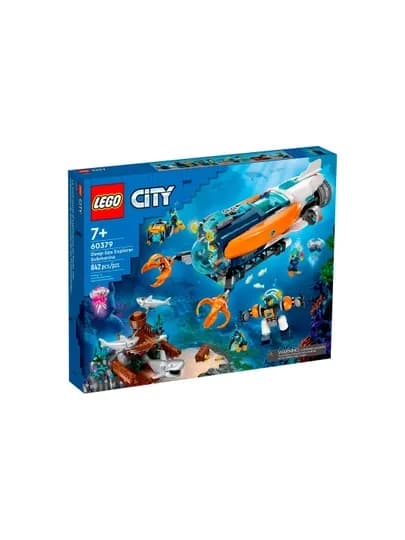 Конструктор LEGO City 60379 Глубоководная подводная лодка, 842 детали