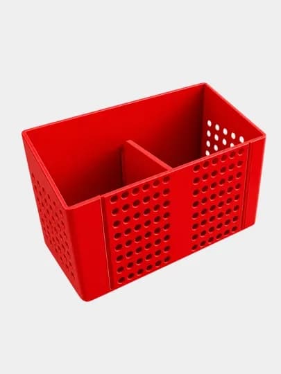 Магнитный органайзер – 16 x 10 x 7.5 см, для металлические поверхности, доски и шкафа — BCRAFT-MAGNETORGINIZERV1MD-КРАСН