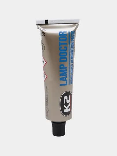 Реставратор фар, паста для ручной и машинной полировки K2 Lamp Doctor, 60 г