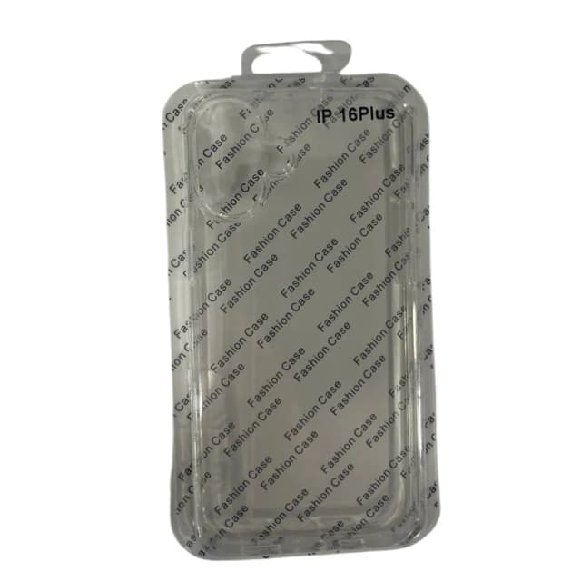 iPhone 16 Plus uchun shaffof (ochiq kamerali) g‘ilofi
