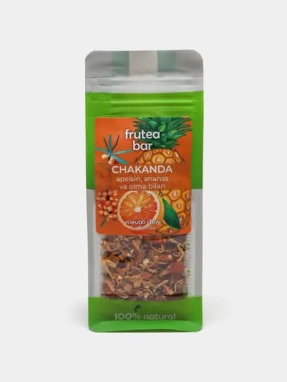 Fruteabar "Облепиха с апельсином, ананасом и яблоком" Чайный напиток сухой рассыпной, 50 гр