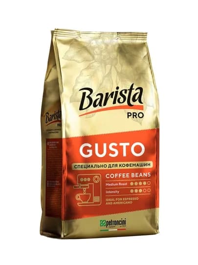 Зерновой кофе Barista Pro Gusto 800 г, натуральные кофейные зерна для эспрессо — UFG-4813785012061