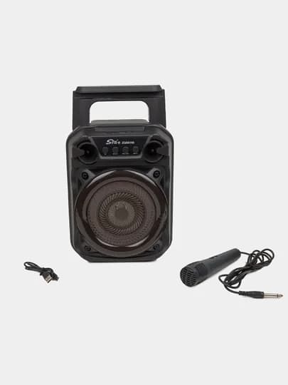 Караоке-колонка Bluetooth ZQS 6166, 14100 + микрофон — 707SAMO-6166
