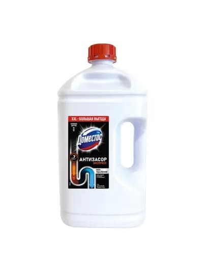 Средство от засоров труб Domestos, антизасор, 2,5 л