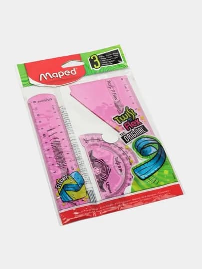 Линейка Maped, 3-х видов, Twist'n Flex — GTRAD-P10A6AA-КОРРОЗ