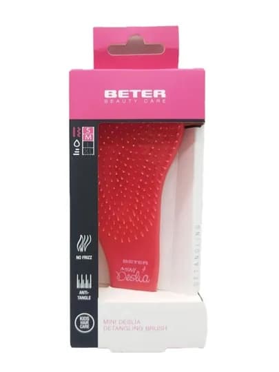 Расческа Beter Mini Deslia Detangling Brush — BP2-02183-КРАСН