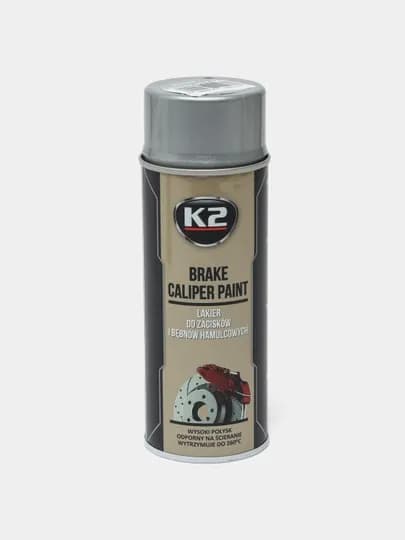 Краска для суппортов и дисков, высокотемпературная K2 Brake Caliper Paint, 400 мл