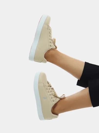 Женские кеды с начесом Louboutin отличного качества. Размер 36-41 — SHOEMAG-LOUBOU-БЕЖЕВ-38