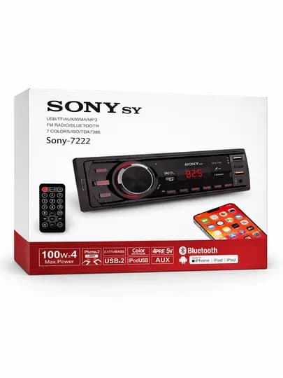 Автомагнитола SONY SY-7225 — современная и мощная аудиосистема