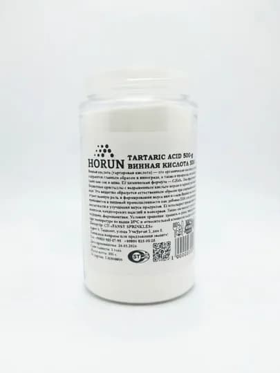 Винная кислота, E334 от "Horun", 500 г