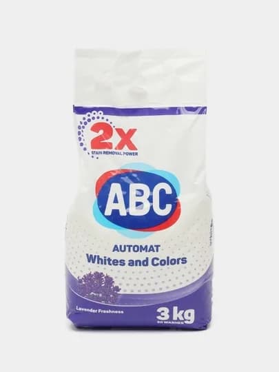 ABC стиральный порошок автомат, 3 кг, универсальный