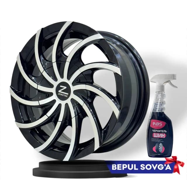 Автомобильные диски ZEROTEK INDS R13x114 (Matiz, Damas, Labo, Tiko) 1 шт, черный