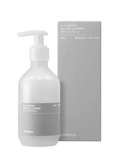 Celimax Dual Barrier Mild Gel Cleanser — Мягкий Гель Для Умывания 200 мл — ZEYCOS-CELGEL