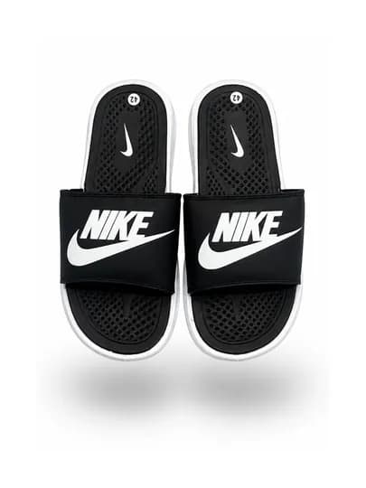 Шлёпанцы Nike, ON Slide мужские, лёгкие и удобные, повседневные, летние — 1113333-ONNIKE-УГОЛЬН-44