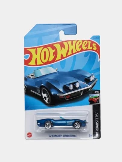 Игрушечная машинка базовой коллекции Hot Wheels — ДЕТИМАГ-HWT002-НГОЛУБ