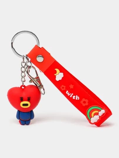 Брелки BTS из серии BT21, RJ, CHIMMY, SHOOKY, MANG, COOKY, KOYA, TATA