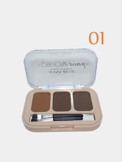 Тени для бровей, два оттенка, водостойкие — BBEAUTY-ANN123-ЛАВАНД