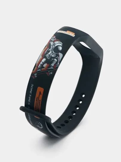 Ремешки для Xiaomi Mi Band, с рисунком — R-B37PRN2-ХРОМ-MI567