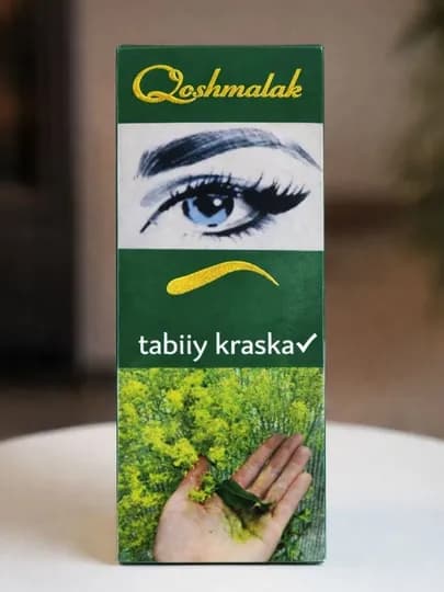 Натуральная краска для бровей и ресниц, лак для бровей, халяльная краска, краска для бровей — LISORA5-QOSHMALAKYUU-ЗЕЛЕН