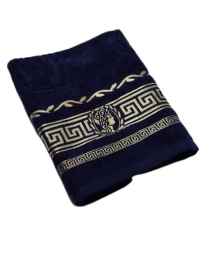 Полотенце для лица, хлопок, махровое, 50*80 см — COHOUSE-VERSACE-ТЕМНСИН