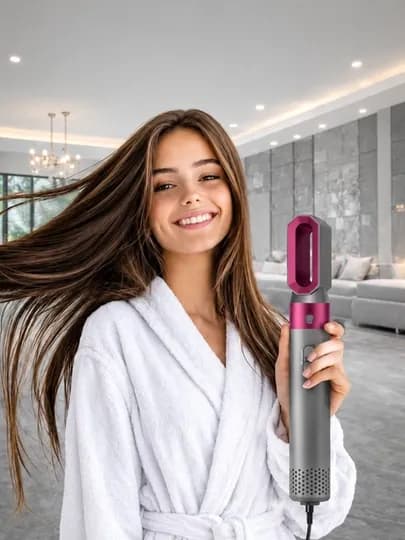 Dyson 5 в 1 — подходит для всех типов волос. Идеальная модель для подарка — AVEKIT-DAYSON-СЕРЫЙ