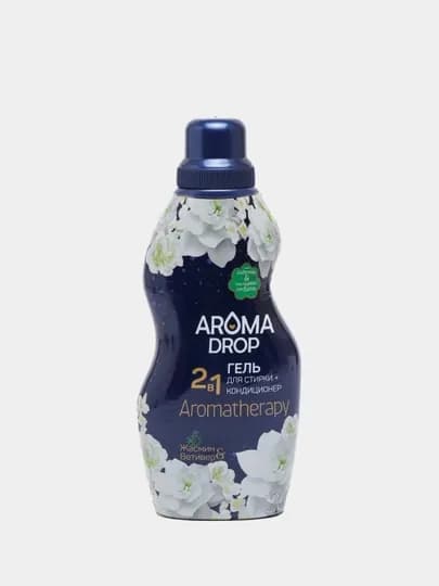 Гель для стирки Aroma Drop, 2в1 жасмин и ветивер, 1 л