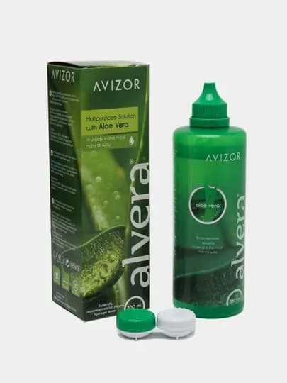 Раствор для линз Alvera Avizor, 350 мл