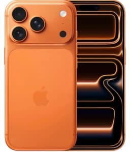 Смартфон Apple iPhone 17 Pro Max 256 ГБ, (nanoSim+eSim), Cosmic Orange