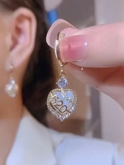 Модные серебряные серьги для женщин и девушек — ZARINA3-ZIRAK-ВИШН-YSL