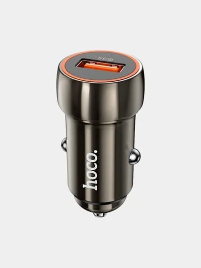Автомобильное зарядное устройство Прикуриватель Hoco Z46 1xUSB-A 18W, с одним портом