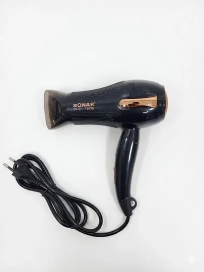 Фен Sonar SN-37, 1500 Вт, режимы горячего и холодного воздуха