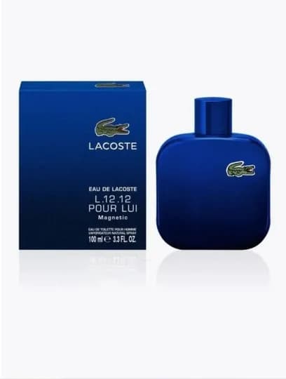 Lacoste L.12.12 Pour Lui Magnetic — элегантный парфюм для мужчин, духи, 100 мл — SHIKARO-SHIKMAL-100