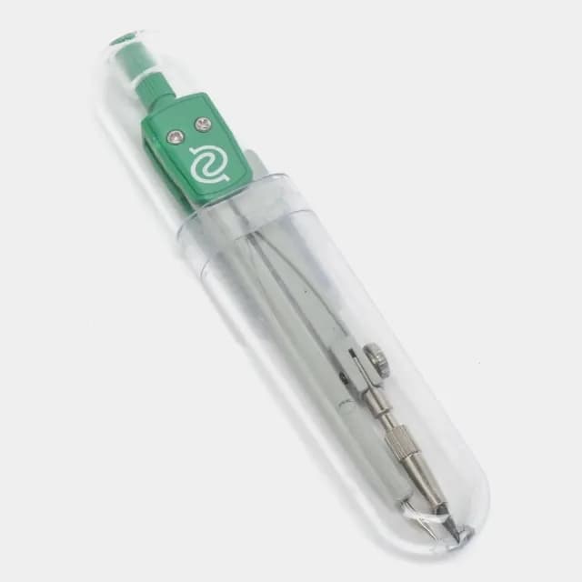 Plastik qalamdonli sirkul, Green