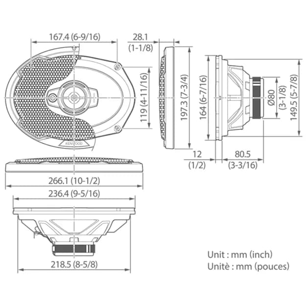 Акустика Kenwood KFC-S6976EX